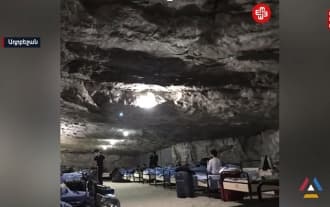 In Azerbaijan people were isolated in a cave In Azerbaijan people were isolated in a cave