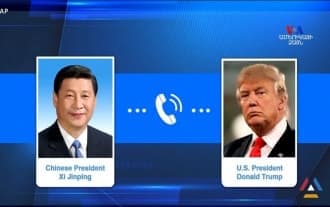The presidents of China and the United States held a telephone conversation The presidents of China and the United States held a telephone conversation