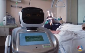 Новые роботы, заменяющие врачей, обслуживают пациентов с коронавирусом в Италии Новые роботы, заменяющие врачей, обслуживают пациентов с коронавирусом в Италии