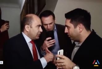 Марукян и Ален Симонян поссорились в коридоре НС Марукян и Ален Симонян поссорились в коридоре НС
