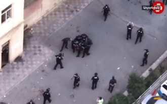 Azerbaijan uses force against oppositionists Azerbaijan uses force against oppositionists