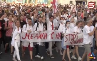 The army of Belarus warned that, if necessary it will shoot against the people The army of Belarus warned that, if necessary it will shoot against the people