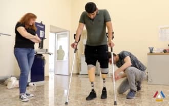 Производство протезов конечностей при поддержке Фонда Айастан