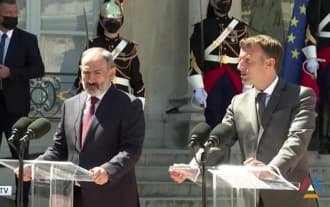 Joint briefing of Nikol Pashinyan and Macron in Paris Joint briefing of Nikol Pashinyan and Macron in Paris