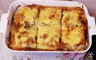 Ленивая лазанья с лавашом - быстро, просто и вкусно