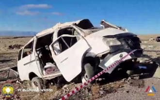 Трагическое ДТП на трассе Ереван-Гюмри: 5 погибших и 12 пострадавших ВИДЕО