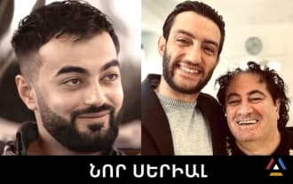 Vahe Ziroyan and Hayko Hovhannisyan in the new TV series