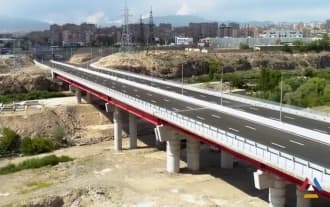 Открытие новой дороги в Ереване Аргаванд-Ширак