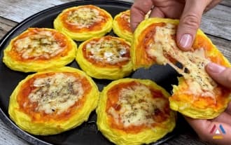Delicious and perfect mini pizzas